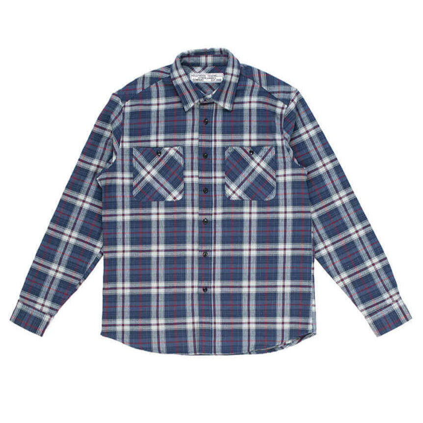Hollywood Trading Company HOLLYWOOD CHECK SHIRT HOLLYWOOD CHECK SHIRT Check cotton flannel shirt. Regular fit. H.T.C. Logo print on the back. Front button closure. Two brest pockets. 100% cotton. Made in Italy. SHIRTS Hollywood Trading Company Hollywood T