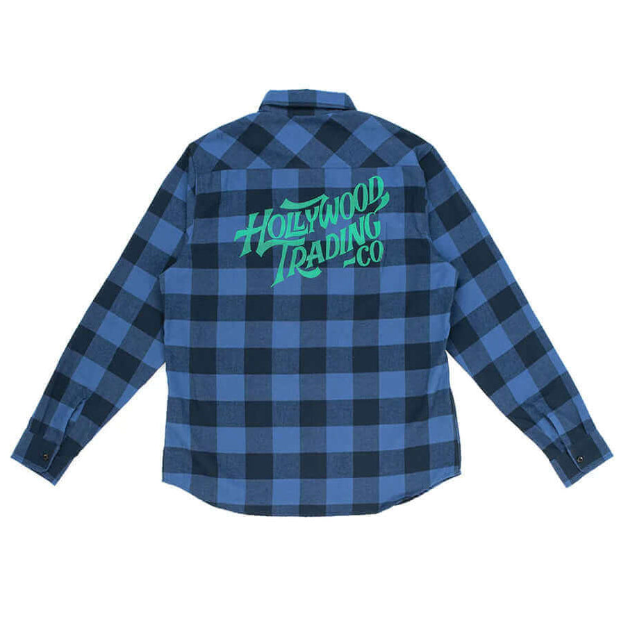Hollywood Trading Company HOLLYWOOD CHECK SHIRT HOLLYWOOD CHECK SHIRT Check cotton flannel shirt. Regular fit. H.T.C. Logo print on the back. Front button closure. Two brest pockets. 100% cotton. Made in Italy. Hollywood Trading Company Hollywood Trading