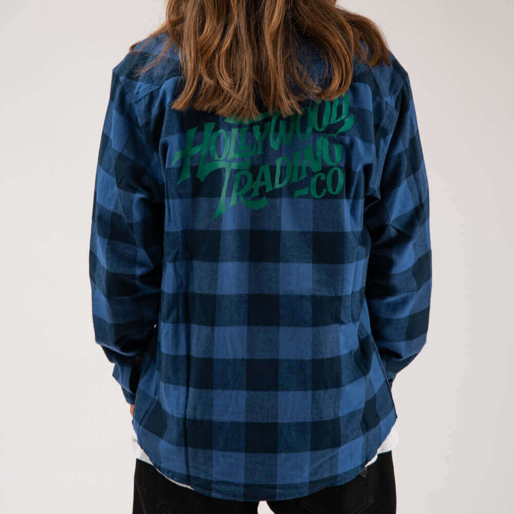 Hollywood Trading Company HOLLYWOOD CHECK SHIRT HOLLYWOOD CHECK SHIRT Check cotton flannel shirt. Regular fit. H.T.C. Logo print on the back. Front button closure. Two brest pockets. 100% cotton. Made in Italy. Hollywood Trading Company Hollywood Trading