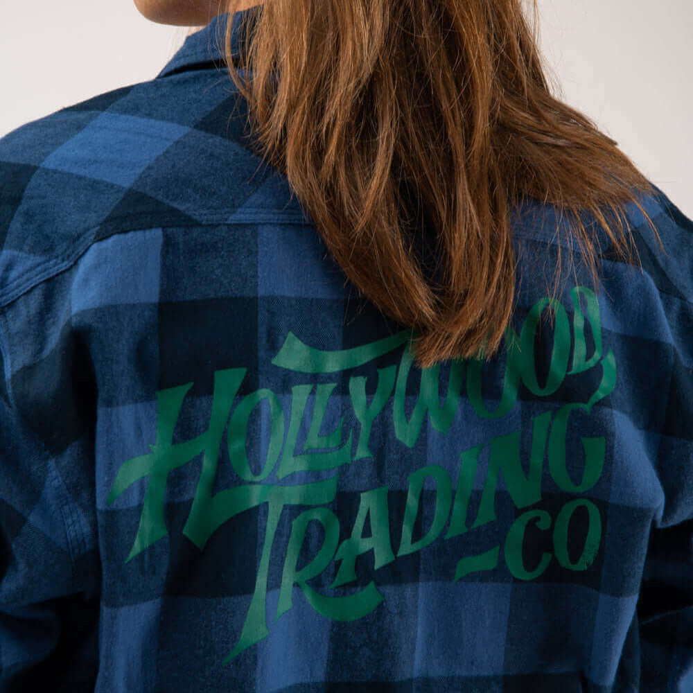 Hollywood Trading Company HOLLYWOOD CHECK SHIRT HOLLYWOOD CHECK SHIRT Check cotton flannel shirt. Regular fit. H.T.C. Logo print on the back. Front button closure. Two brest pockets. 100% cotton. Made in Italy. Hollywood Trading Company Hollywood Trading