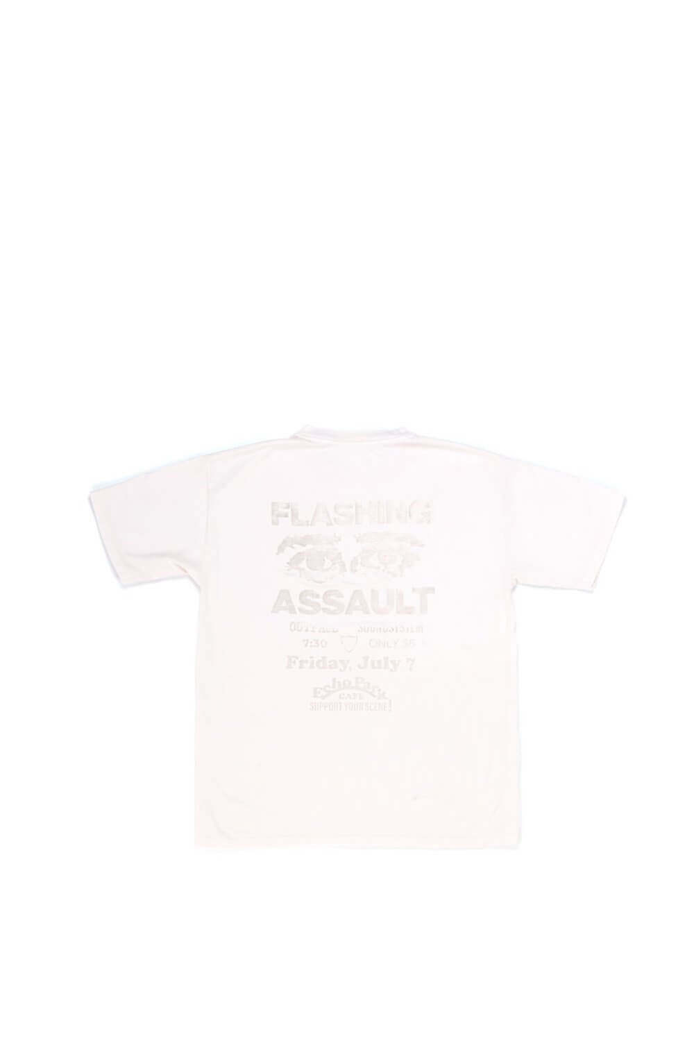 ASSAULT OVER W. T-SHIRT Crop fit t-shirt with printed mini-shield logo on the front. Composition: 100% Cotton HTC LOS ANGELES