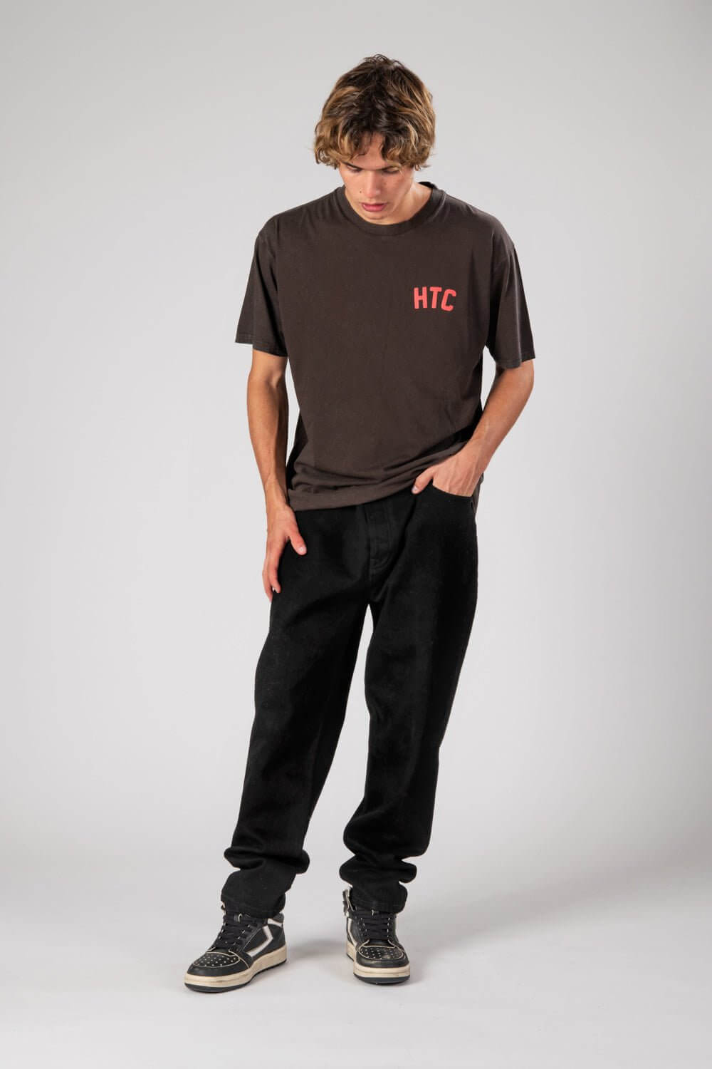 BLACK REBELS T-SHIRT Reguar fit printed t-shirt. 100% cotton HTC LOS ANGELES
