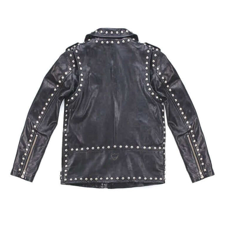 Hollywood Trading Company BONNIE JACKET BONNIE JACKET Black leather studded jacket. Central zip closure. Side and frontal pockets with zip closure. 100% leather. Made in Italy. Hollywood Trading Company Hollywood Trading Company
