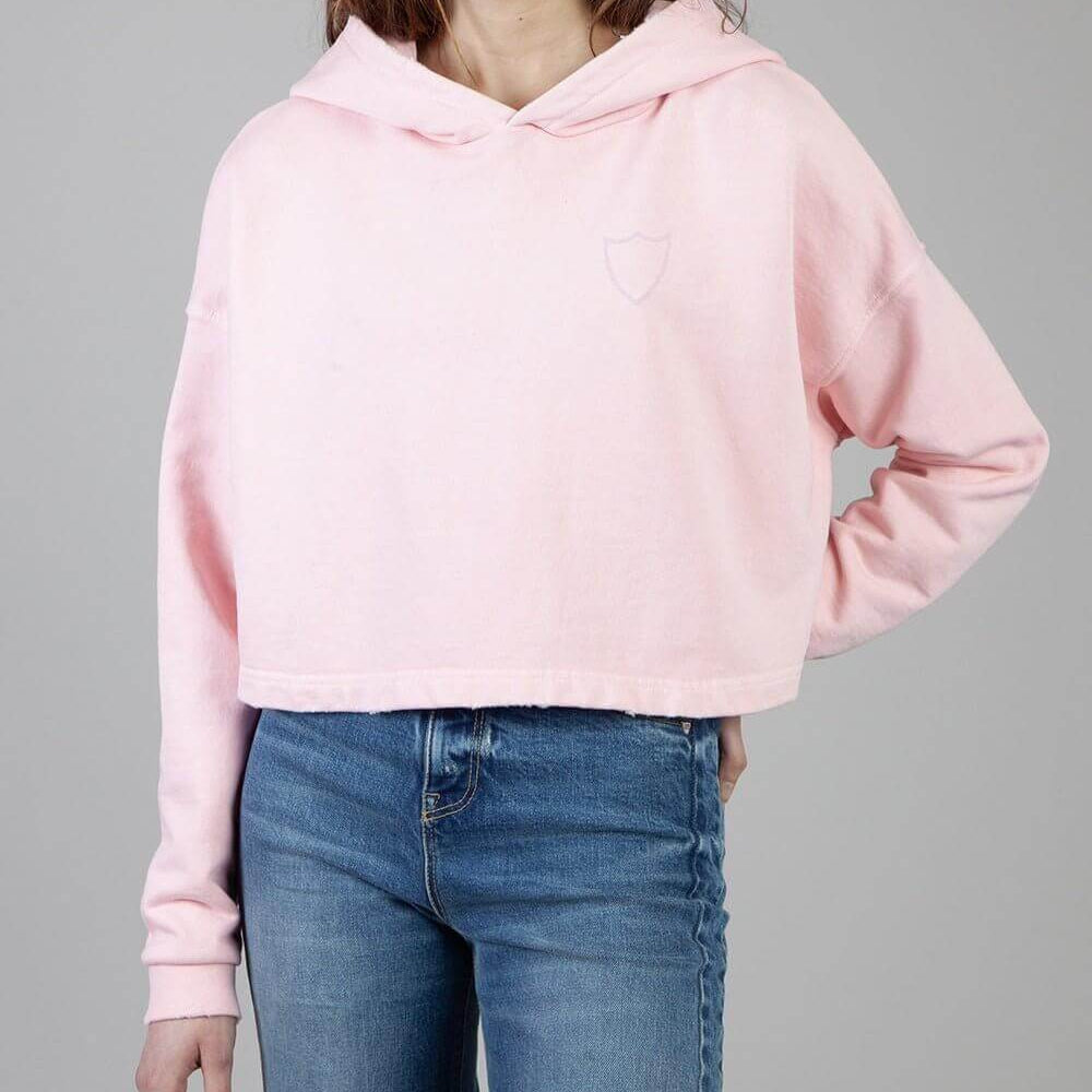 HTC LOS ANGELES HOLLYWOOD T.C. CROP HOODIE HOLLYWOOD T.C. CROP HOODIE Crop sweater with HTC logo on the front. Composition: 100% Cotton SWEATERS Hollywood Trading Company Hollywood Trading Company