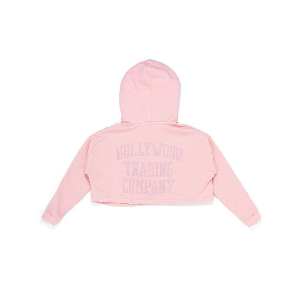 HTC LOS ANGELES HOLLYWOOD T.C. CROP HOODIE HOLLYWOOD T.C. CROP HOODIE Crop sweater with HTC logo on the front. Composition: 100% Cotton SWEATERS Hollywood Trading Company Hollywood Trading Company