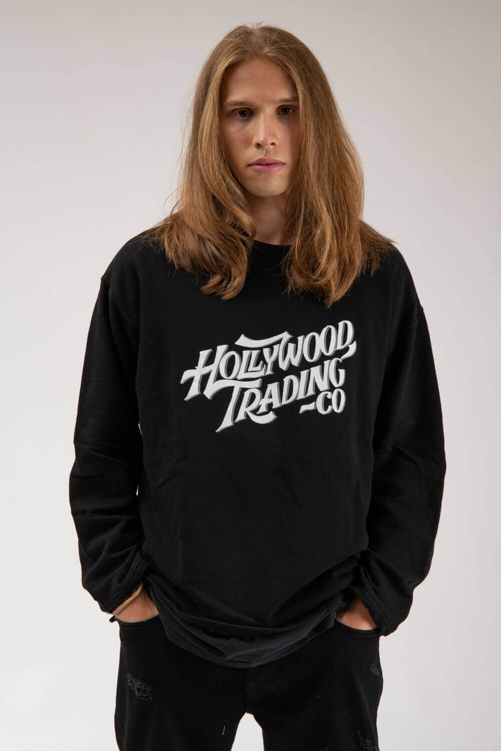 HOLLYWOOD T.C. HOODIE Regular fit hoodie. Hood with drawstring, ribbed cuffs and hem. One front kangaroo pocket. Composition: 100% Cotton HTC LOS ANGELES