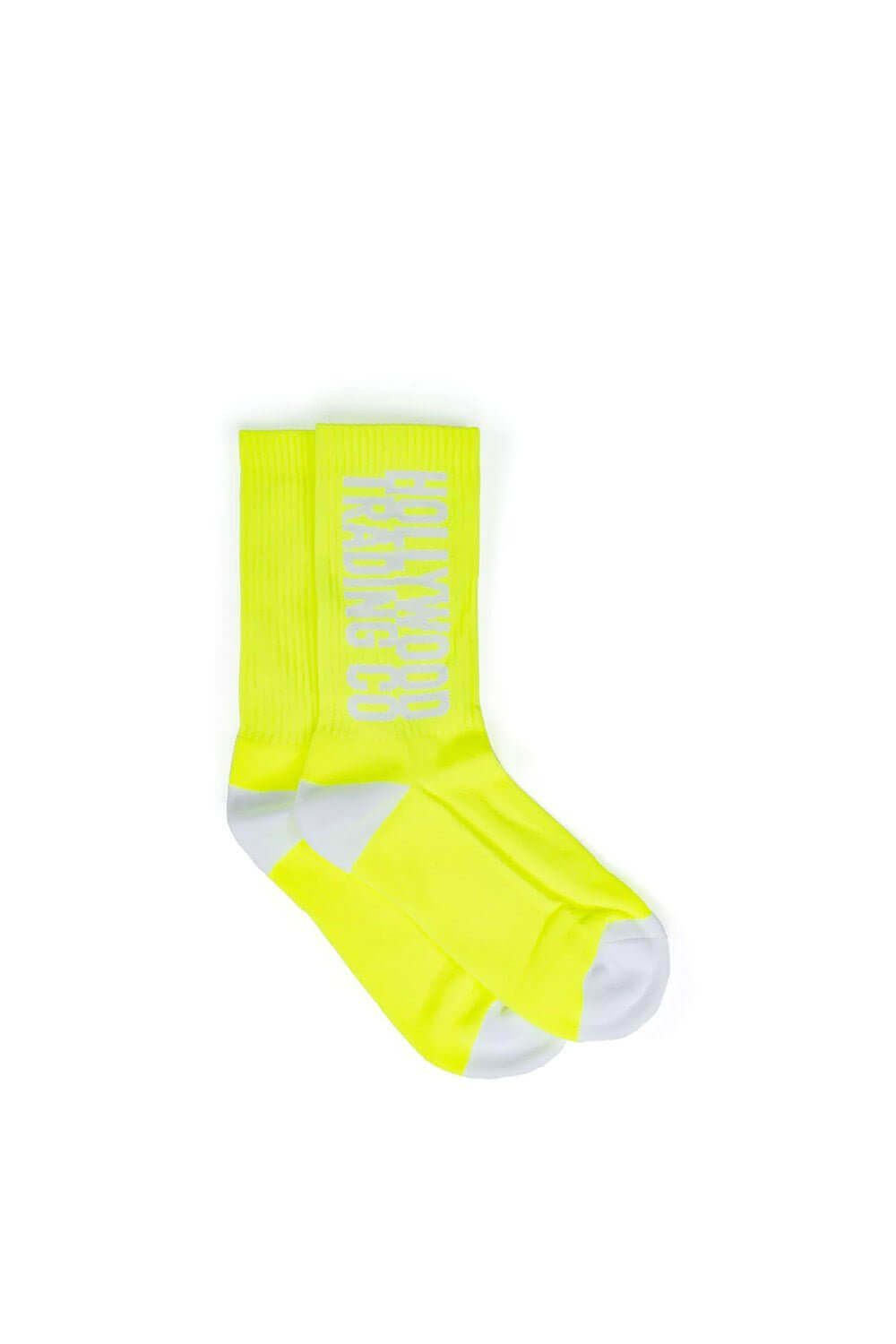 HOLLYWOOD T.C. NEON MAN SOCKS Signature man socks with Hollywood Trading Co script logo. 95% Cotton 5% Elastane. Made in Italy HTC LOS ANGELES