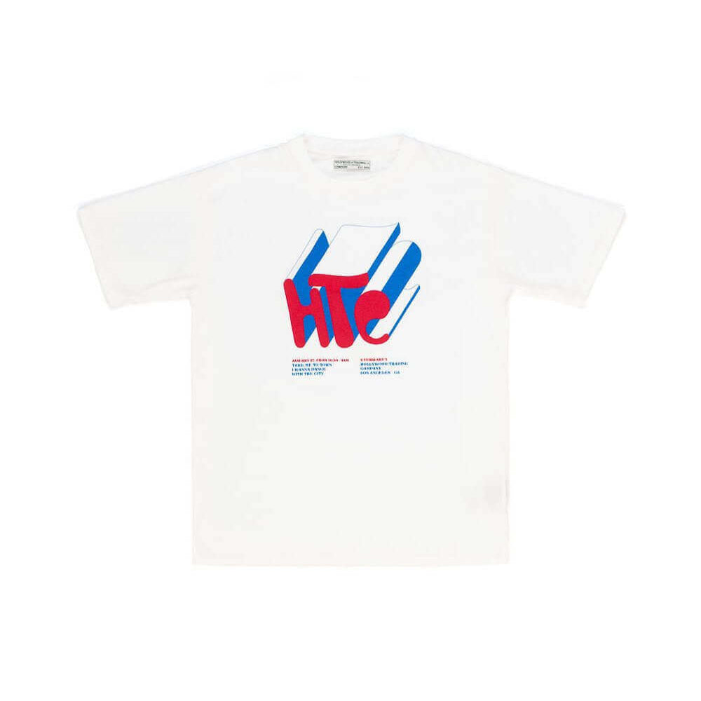 Hollywood Trading Company HTC 3D T-SHIRT HTC 3D T-SHIRT Regular fit t-shirt with printed 3D htc logo on the front. Composition: 100% Cotton T-SHIRTS Hollywood Trading Company Hollywood Trading Company