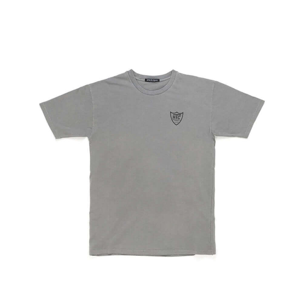 htclosangeles HTC BANDANA MIX T-SHIRT GREY/BLUE HTC BANDANA MIX T-SHIRT GREY/BLUE Regular fit t-shirt with printed mini-logo on the front. Vintage bandana set on the back. 100% cotton. Made in Italy. T-SHIRTS Hollywood Trading Company Hollywood Trading Co