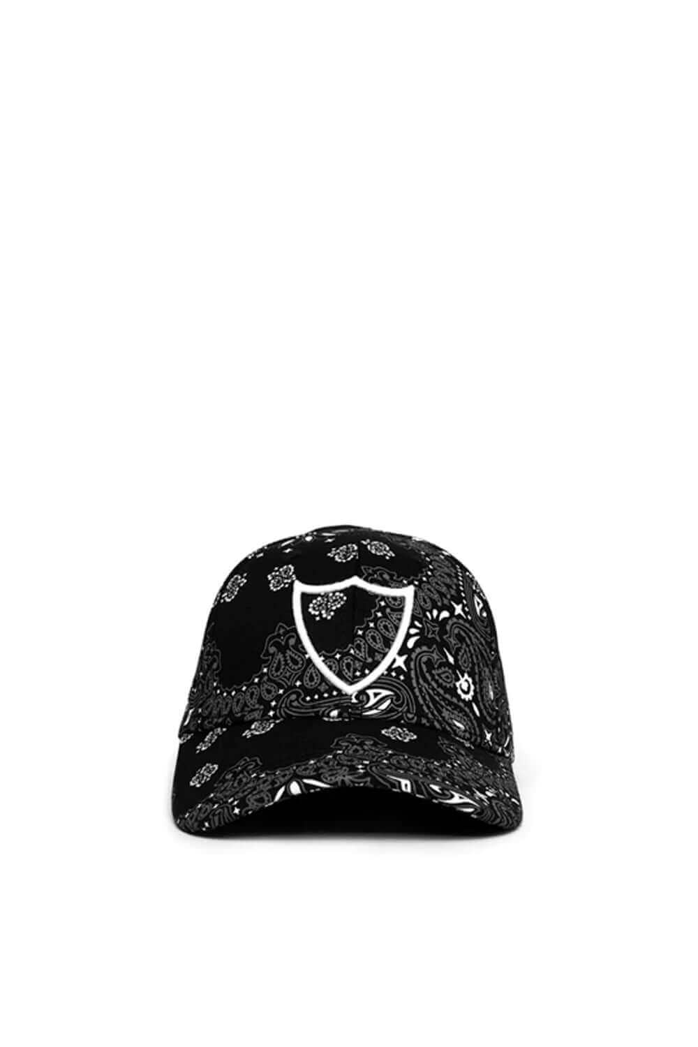 HTC BANDANA VISOR CAP Paisley baseball hat, HTC logo embroidered on the front. One Size. 100% Cotton. HTC LOS ANGELES