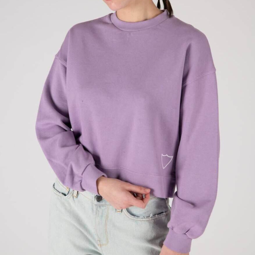 htc los angeles HTC CROP LOGO LILAC HTC CROP LOGO LILAC Crop sweater with HTC logo on the front. Composition: 100% Cotton Hollywood Trading Company Hollywood Trading Company