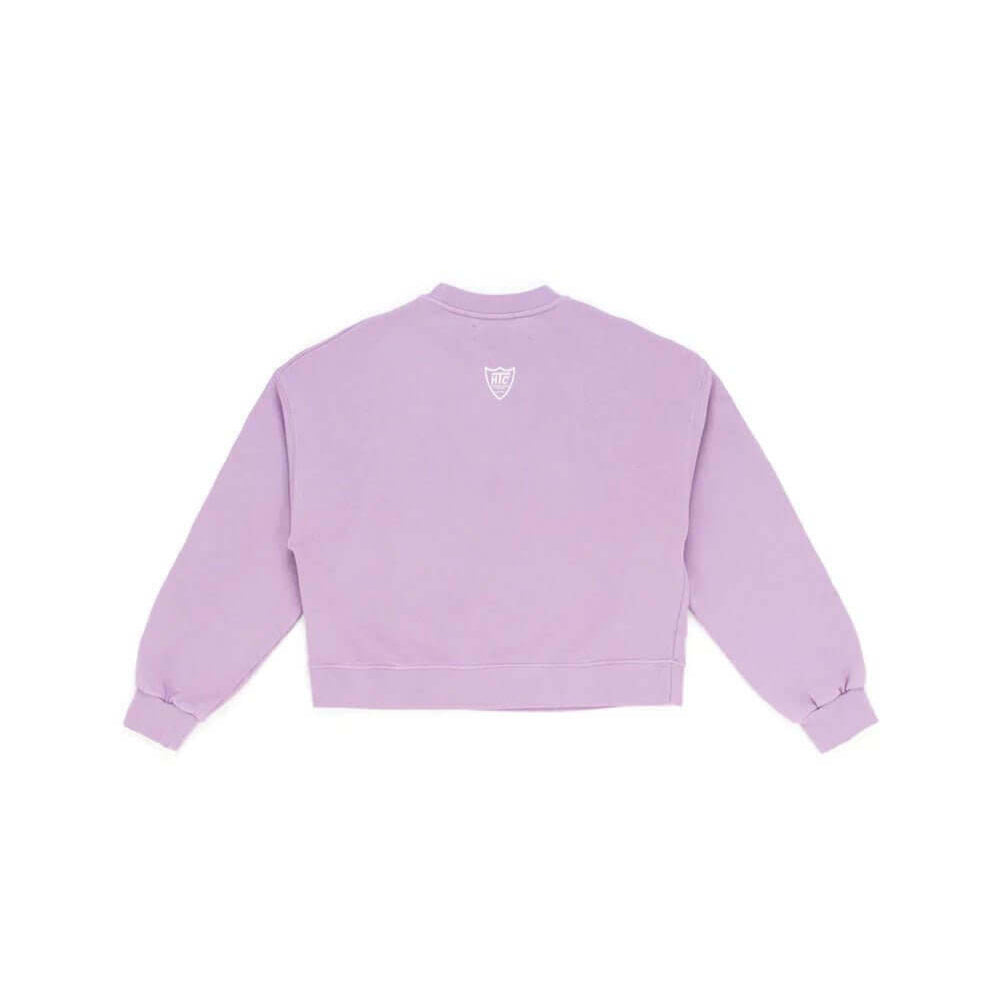 htc los angeles HTC CROP LOGO LILAC HTC CROP LOGO LILAC Crop sweater with HTC logo on the front. Composition: 100% Cotton Hollywood Trading Company Hollywood Trading Company