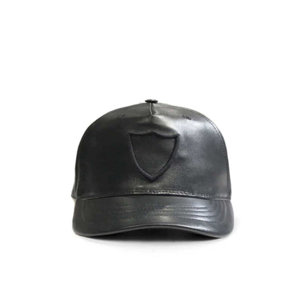 Hollywood Trading Company HTC LEATHER BASEBALL CAP HTC LEATHER BASEBALL CAP Black leather baseball hat, HTC black logo embroidered on the front. One Size.Composition: 100% Cotton. Hollywood Trading Company Hollywood Trading Company