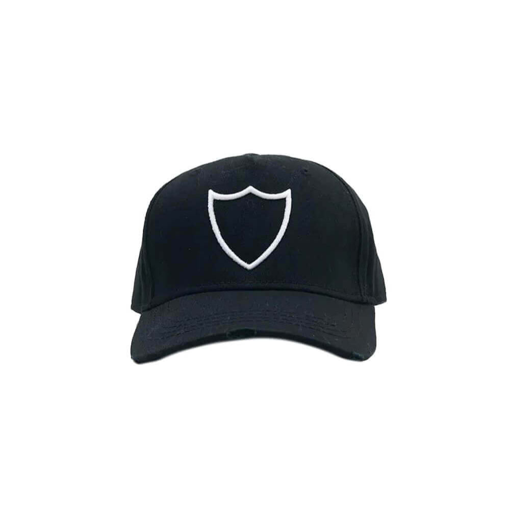 Hollywood Trading Company HTC LOGO BASEBALL CAP HTC LOGO BASEBALL CAP Black baseball cap with preformed peak, round crown with eyelets, HTC Los Angeles shield logo embroidered on the front, adjustable strap on the back. One size fits all. 100% cotton. cap