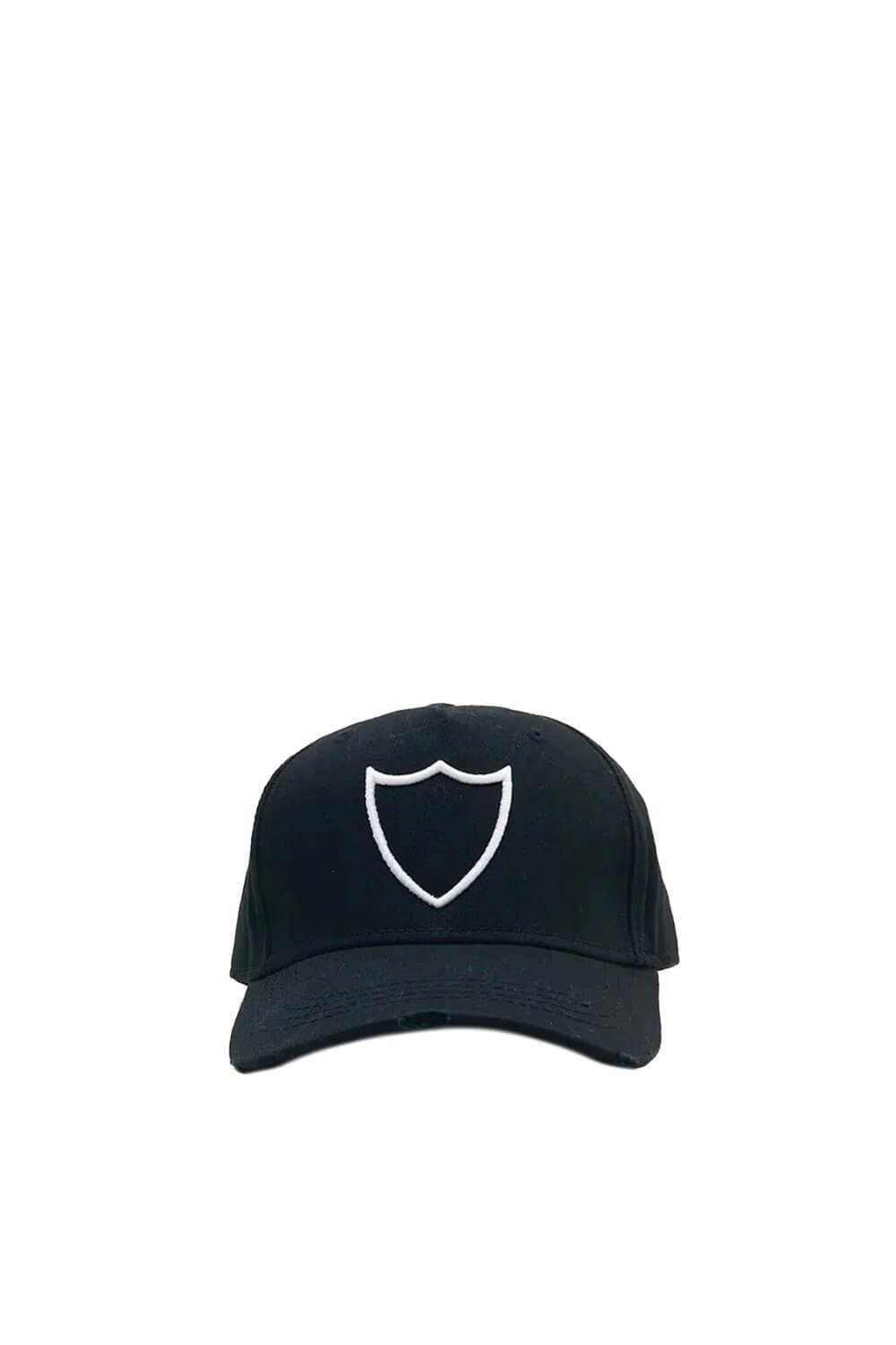 HTC LOGO BASEBALL CAP Black baseball cap with preformed peak, round crown with eyelets, HTC Los Angeles shield logo embroidered on the front, adjustable strap on the back. One size fits all. 100% cotton. HTC LOS ANGELES