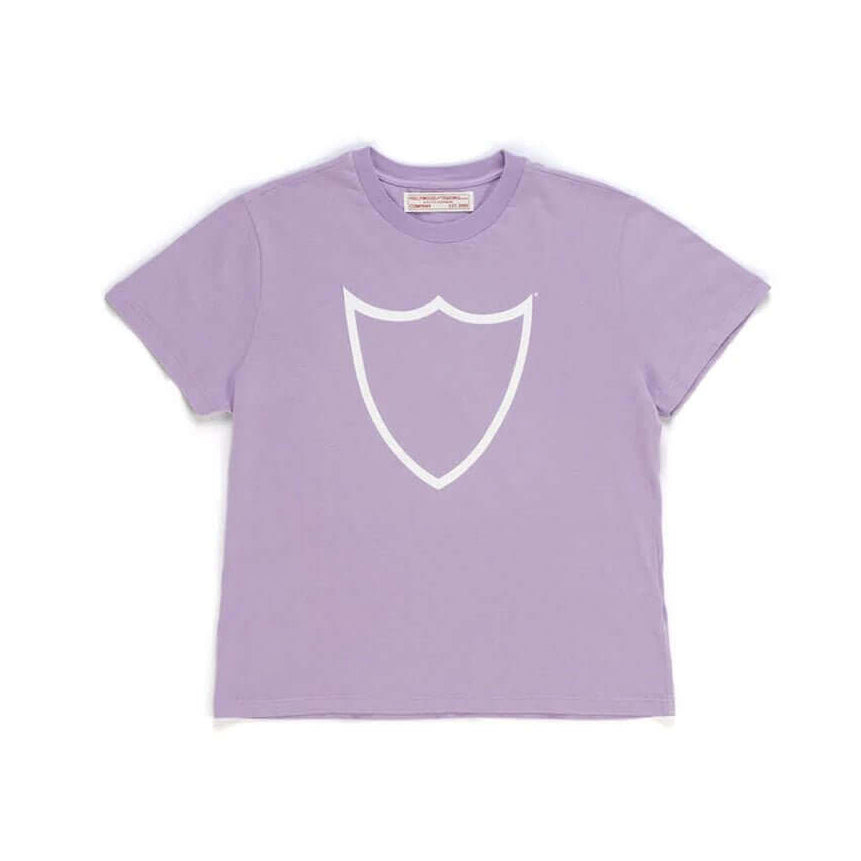 htclosangeles HTC LOGO WOMAN HTC LOGO WOMAN Slim fit t-shirt with printed shield logo on the front. Composition: 100% Cotton Hollywood Trading Company Hollywood Trading Company