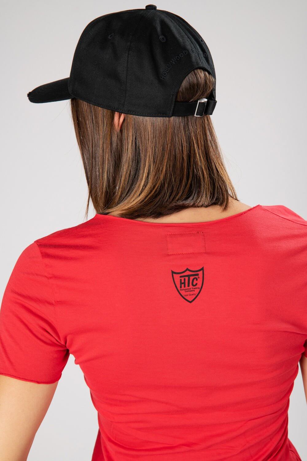 HTC LOGO WOMAN T-SHIRT Slim fit woman t-shirt with printed logo on the front. 100% cotton HTC LOS ANGELES