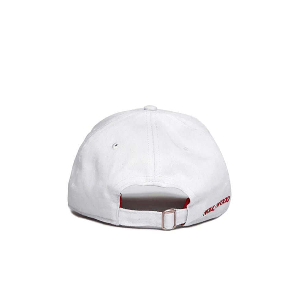 Hollywood Trading Company HTC RAINBOW WHITE BASEBALL CAP HTC RAINBOW WHITE BASEBALL CAP Baseball hat, HTC rainbow logo embroidered on the front. One Size. 100% Cotton. Hollywood Trading Company Hollywood Trading Company