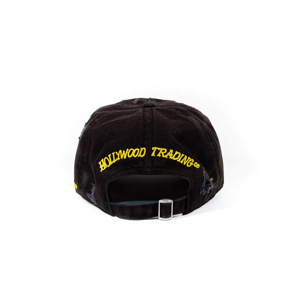 Hollywood Trading Company LIL DEVILS CAP LIL DEVILS CAP Baseball cap with preformed peak, round crown with eyelets, Htc devils on the front, adjustable strap on the back. One size fits all. 100% cotton. Hollywood Trading Company Hollywood Trading Company