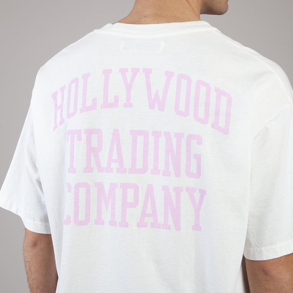 HTC LOS ANGELES LIL HOLLYWOOD T.C. T-SHIRT WHITE LIL HOLLYWOOD T.C. T-SHIRT WHITE Regular fit t-shirt with printed htc logo on the front and back. Composition: 100% Cotton T-SHIRTS Hollywood Trading Company Hollywood Trading Company