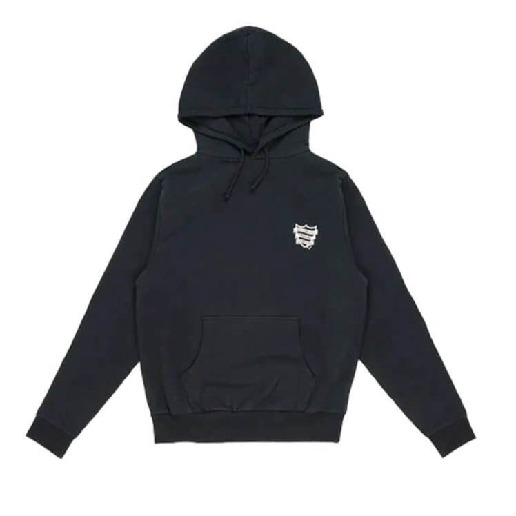 Hollywood Trading Company LIL SHIELD HOODIE LIL SHIELD HOODIE Regular fit hoodie. Hood with drawstring, ribbed cuffs and hem. One front kangaroo pocket. Lil Shield Logo. Composition: 100% Cotton Hollywood Trading Company Hollywood Trading Company