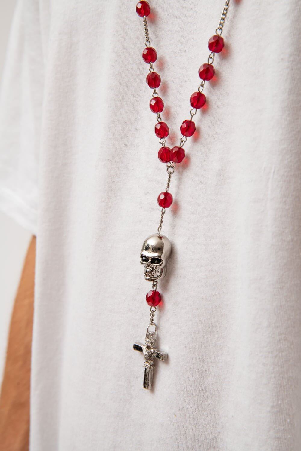 Hollywood Trading Company MISTERY NECKLACE MISTERY NECKLACE MISTERY NECKLACE 100% Textile glass 100% Red metal Hollywood Trading Company Hollywood Trading Company