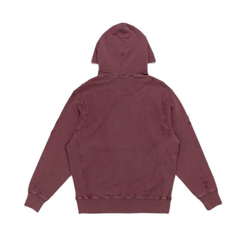 htclosangeles MY HOOD - AKA7 MY HOOD - AKA7 HTC 7 print distressed hoodie. Hood with drawstring, ribbed cuffs and hem. One front kangaroo pocket. Intentionally distressed areas may vary. Composition: 100% Cotton SWEATERS Hollywood Trading Company Hollywoo