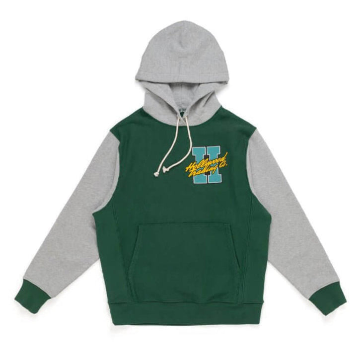 HTC LOS ANGELES MY HOOD - H MY HOOD - H Regular fit hoodie. Hood with drawstring, ribbed cuffs and hem. One front kangaroo pocket. H patch on the front. Composition: 100% Cotton sweater Hollywood Trading Company Hollywood Trading Company