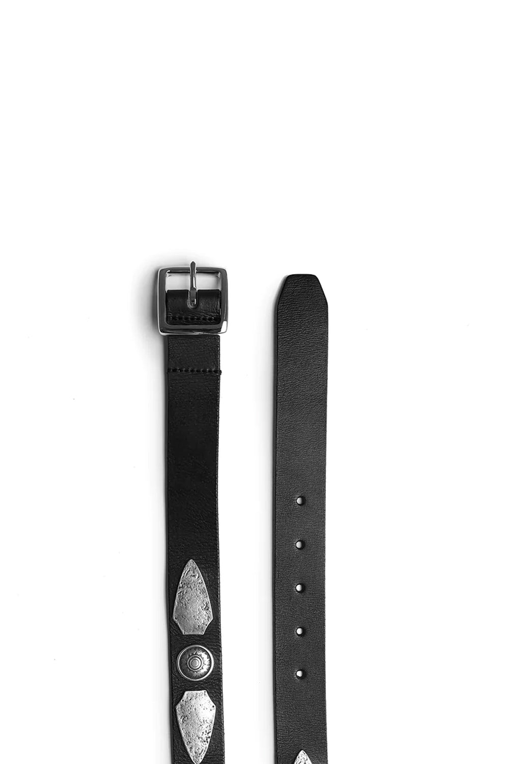 PEYOTE BELT Leather belt with metallic applications. Height: 3 cm HTC LOS ANGELES