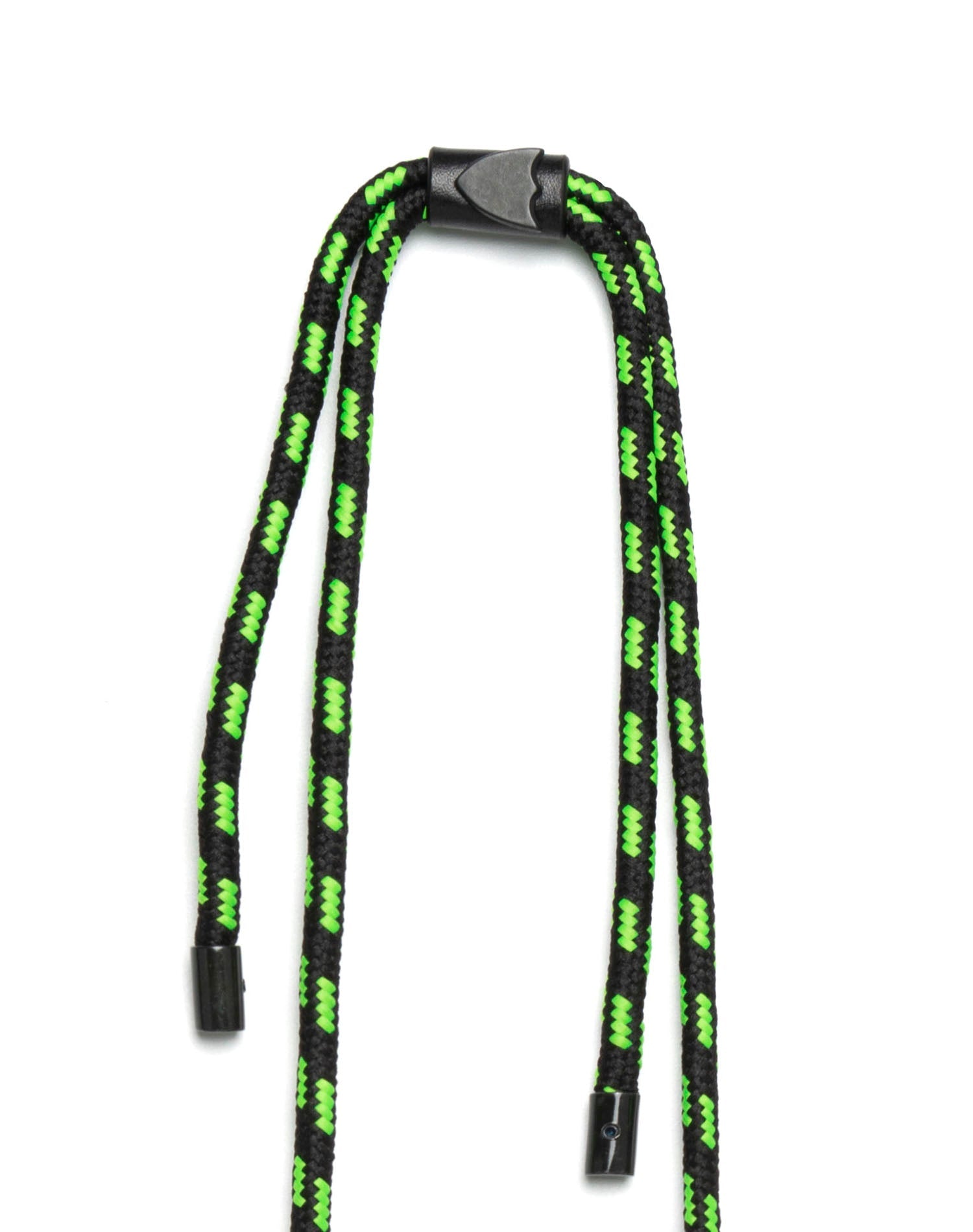 ROPE IPHONE HOLDER Iphone 11 case with technical rope neck strap and leather logo detail. Adjustable length. Black/Fluo Green colour. HTC LOS ANGELES