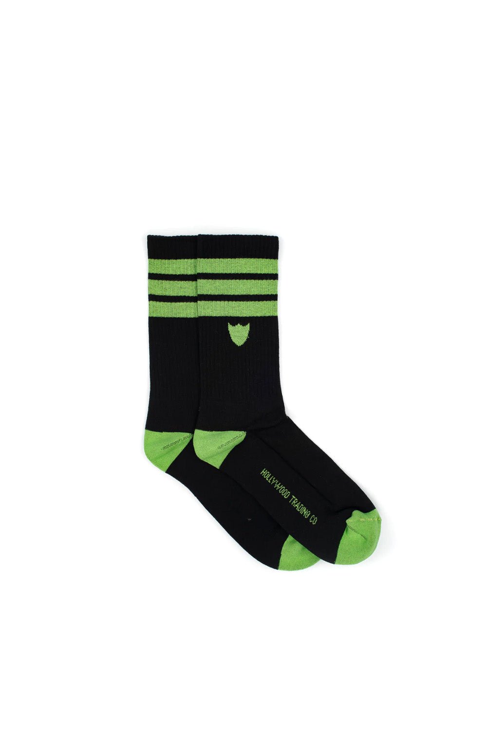 SHIELD STRIPES WOMAN SOCKS Signature woman socks with HTC shield logo. 85% Cotton 10% Polyamide 5% Elastane. Made in Italy HTC LOS ANGELES