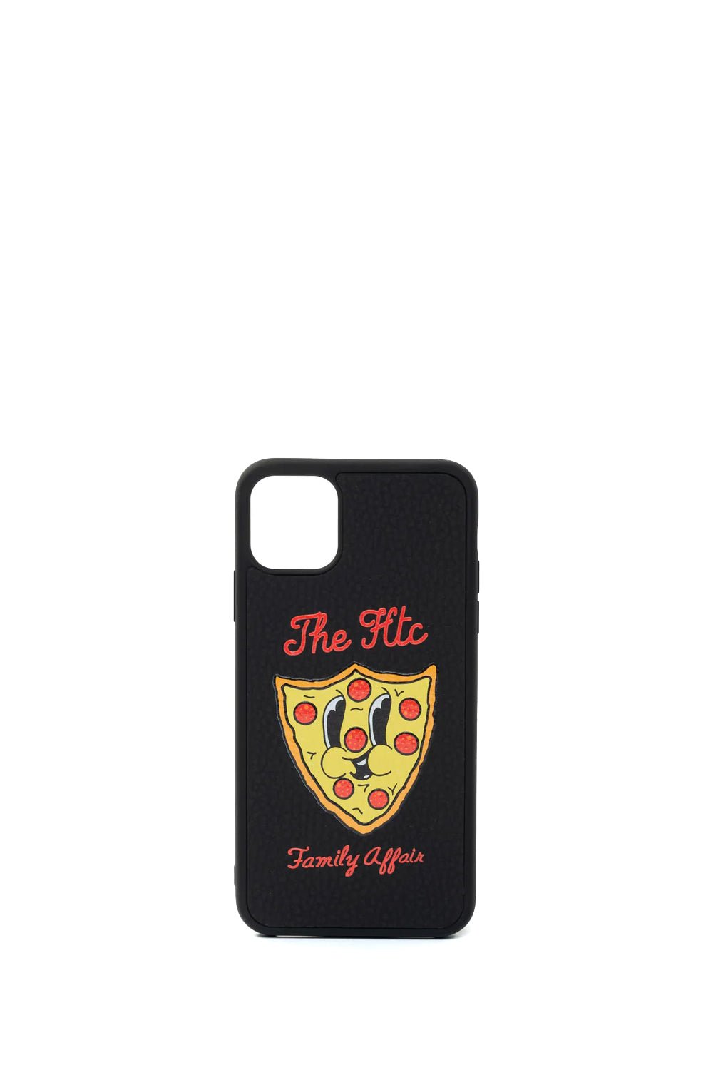 SLICETC COVER Iphone 11 Pro Max Limited Edition Iphone 11 pro max black cover with 'HTC FAMILY AFFAIR print. 100% leather. Made in Italy. HTC LOS ANGELES