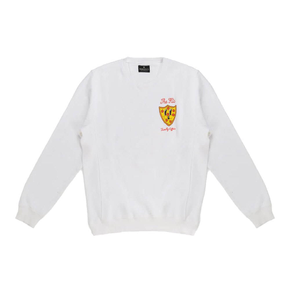 htclosangeles SLICETC SWEATER SLICETC SWEATER Limited Edition Crew neck sweater with 'HTC FAMILY AFFAIR print. 100% cotton. Made in Italy. Hollywood Trading Company Hollywood Trading Company