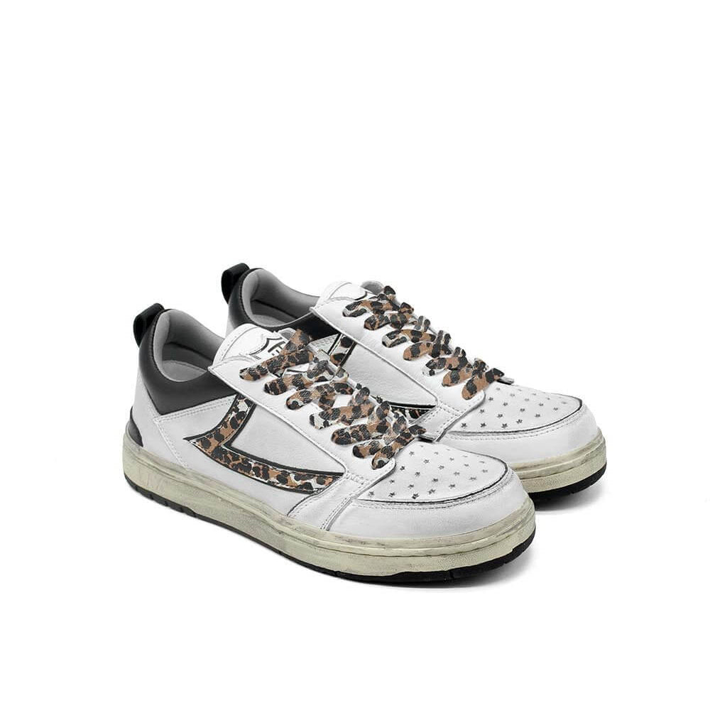 Hollywood Trading Company STARLIGHT ANIMALIER LOW WOMAN STARLIGHT ANIMALIER LOW WOMAN Starlight Low Woman Sneakers, back pull loop with metal logo detail, front lace-up closure.Animalier Shield. 100% leather. sneakers Hollywood Trading Company Hollywood T