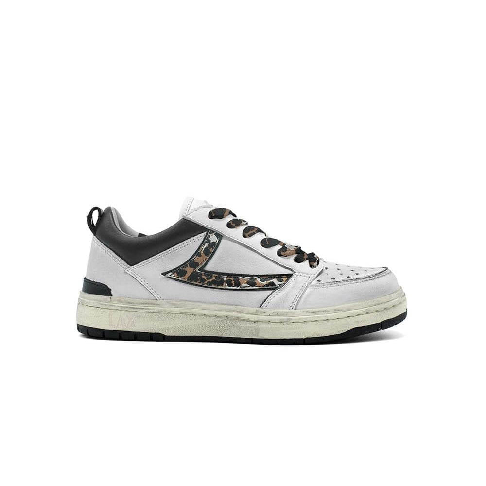 Hollywood Trading Company STARLIGHT ANIMALIER LOW WOMAN STARLIGHT ANIMALIER LOW WOMAN Starlight Low Woman Sneakers, back pull loop with metal logo detail, front lace-up closure.Animalier Shield. 100% leather. sneakers Hollywood Trading Company Hollywood T