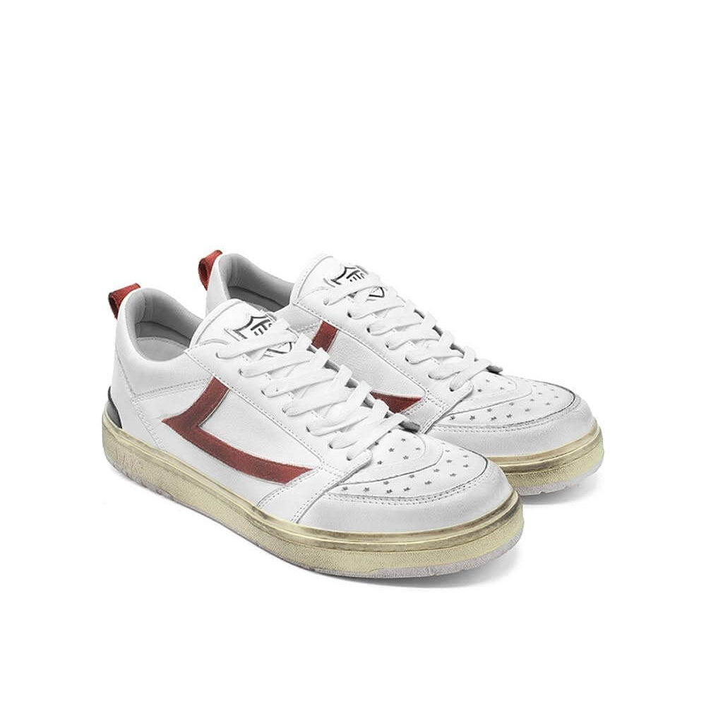 Hollywood Trading Company STARLIGHT COLOR SHIELD LOW MAN STARLIGHT COLOR SHIELD LOW MAN HTC Starlight Color Low Man sneakers, back pull loop with metal logo detail, front lace-up closure 100% LEATHER + SUEDE SHIELD sneakers Hollywood Trading Company Holly