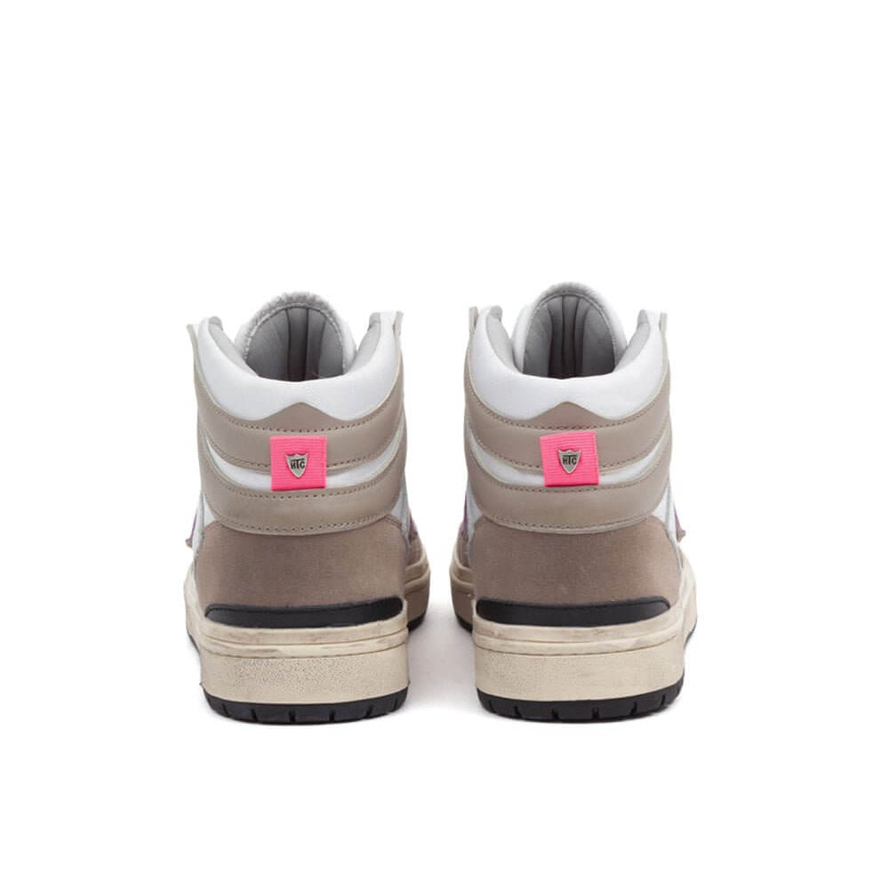 Hollywood Trading Company STARLIGHT HIGH WOMAN STARLIGHT HIGH WOMAN Starlight High Woman Sneakers, back pull loop with logo detail, rubber sole, perforated toe and front lace-up closure, 100% leather sneakers Hollywood Trading Company Hollywood Trading Co