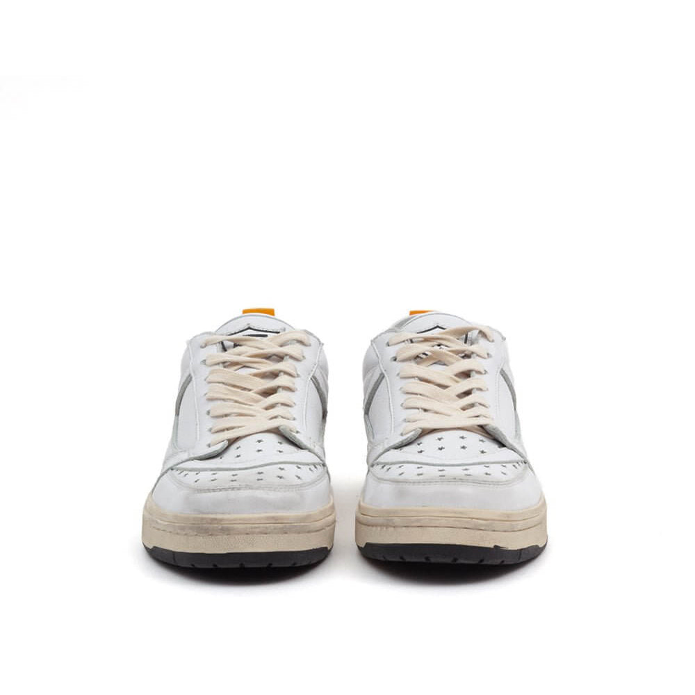 Hollywood Trading Company STARLIGHT LOW SHIELD MAN STARLIGHT LOW SHIELD MAN Starlight Low Shield Man Sneakers, back pull loop with logo detail, rubber sole, perforated toe and front lace-up closure, 100% leather sneakers Hollywood Trading Company Hollywoo