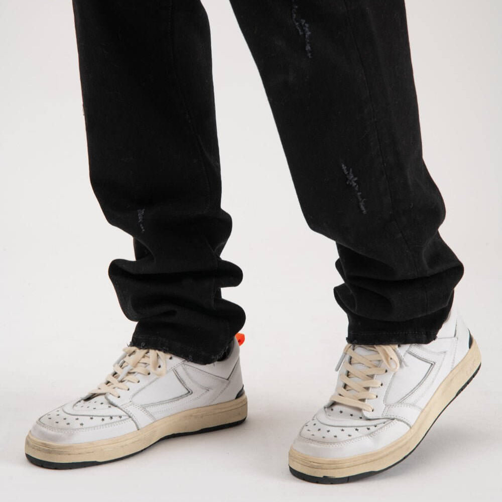 Hollywood Trading Company STARLIGHT LOW SHIELD MAN STARLIGHT LOW SHIELD MAN Starlight Low Shield Man Sneakers, back pull loop with logo detail, rubber sole, perforated toe and front lace-up closure, 100% leather sneakers Hollywood Trading Company Hollywoo
