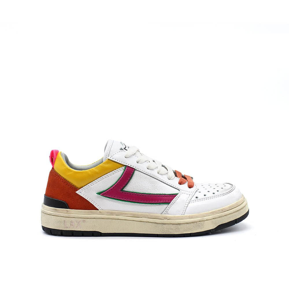 Hollywood Trading Company STARLIGHT MULTICOLOR LOW WOMAN STARLIGHT MULTICOLOR LOW WOMAN HTC Starlight Low Woman sneakers, back pull loop with logo detail, rubber sole, perforated toe and front lace-up closure, 100% leather sneakers Hollywood Trading Compa