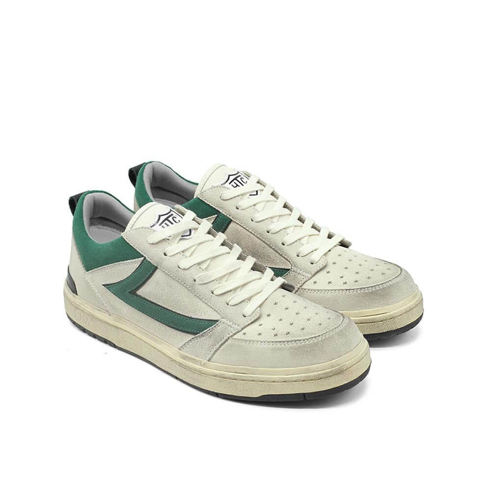 Hollywood Trading Company STARLIGHT SUEDE LOW MAN STARLIGHT SUEDE LOW MAN HTC Starlight Suede Low Man sneakers, back pull loop with metal logo detail, front lace-up closure BICOLOR SUEDE UPPER sneakers Hollywood Trading Company Hollywood Trading Company
