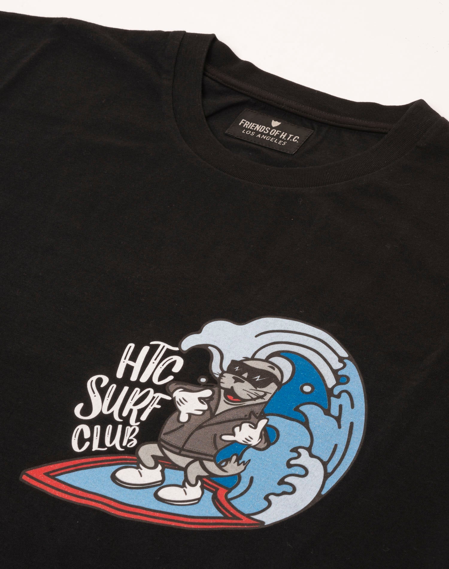 SURF CLUB T-SHIRT Limited Edition Crew neck t shirt with ‘HTC SURF CLUB’ print. Regular fit. 100% cotton. Made in Italy. HTC LOS ANGELES