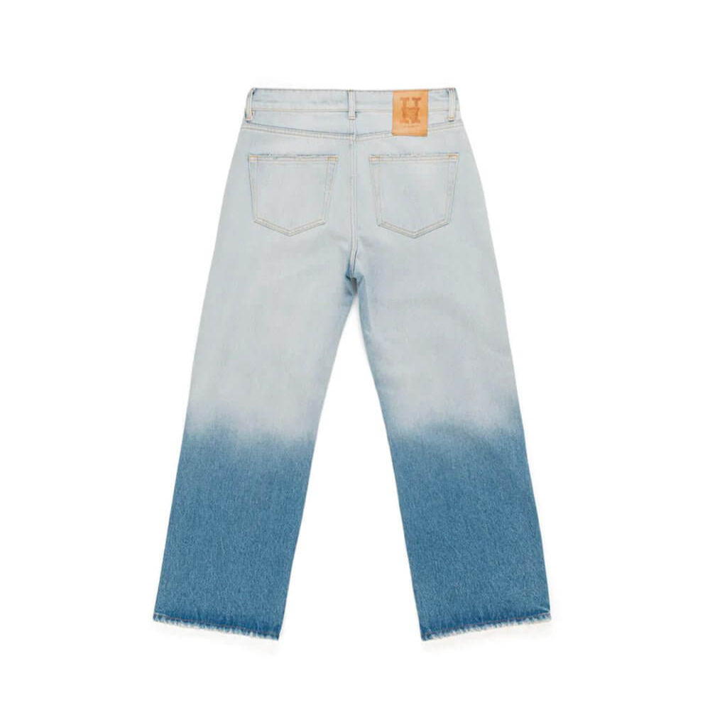 htc los angeles VICTORIA BLUE VICTORIA BLUE Regular fit jeans with front button and zip closure. Back leather logo patch. Stonewashed coloring may vary. Five pockets. Composition: 100% Cotton pants Hollywood Trading Company Hollywood Trading Company