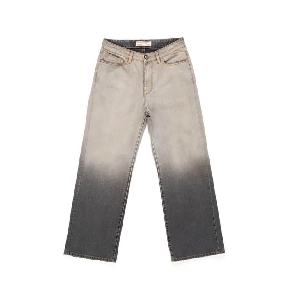 htc los angeles VICTORIA BLACK VICTORIA BLACK Regular fit jeans with front button and zip closure. Back leather logo patch. Stonewashed coloring may vary. Five pockets. Composition: 100% Cotton PANTS Hollywood Trading Company Hollywood Trading Company